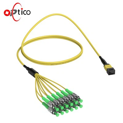 40G MPO MTP Fan-out FC UPC Konnektör Yama Kablosu